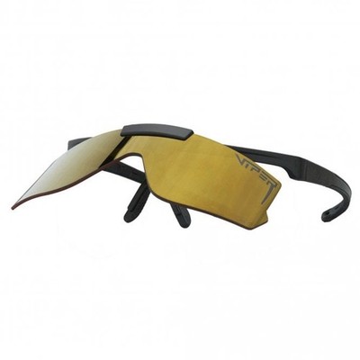 Pit Viper Flip-Offs Sonnenbrille - THE EXEC - mit polarisierten HDPV Gold Iridium Gläsern