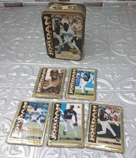 Upper Deck 1995 Michael Jordan Tribute Embossed Metal (5) Card Set DENTED, RUST