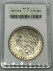 1887-O Morgan Silver Dollar AU55 New Orleans Mint  ANACS