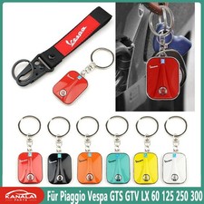 Neu Motorrad Sport Schlüsselanhänger Für Piaggio Vespa GTS GTV LX 60 125 250 300