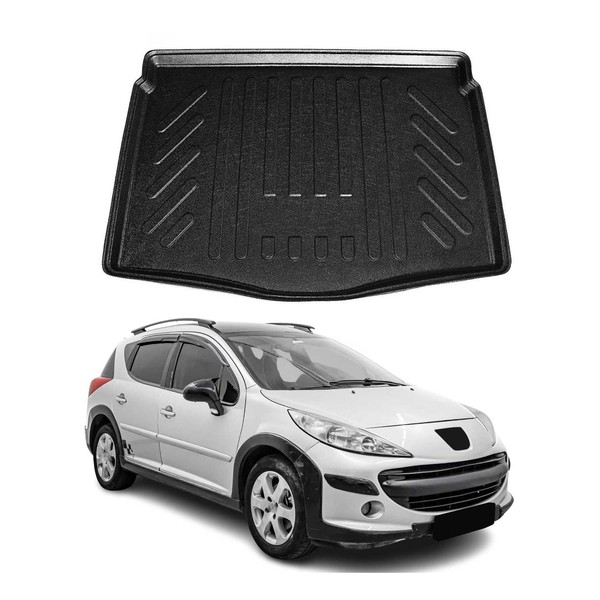 Kofferraumwanne Laderaumwanne FüR Peugeot 207 Station Wagon 2006-2012 Gummi Tpe-image