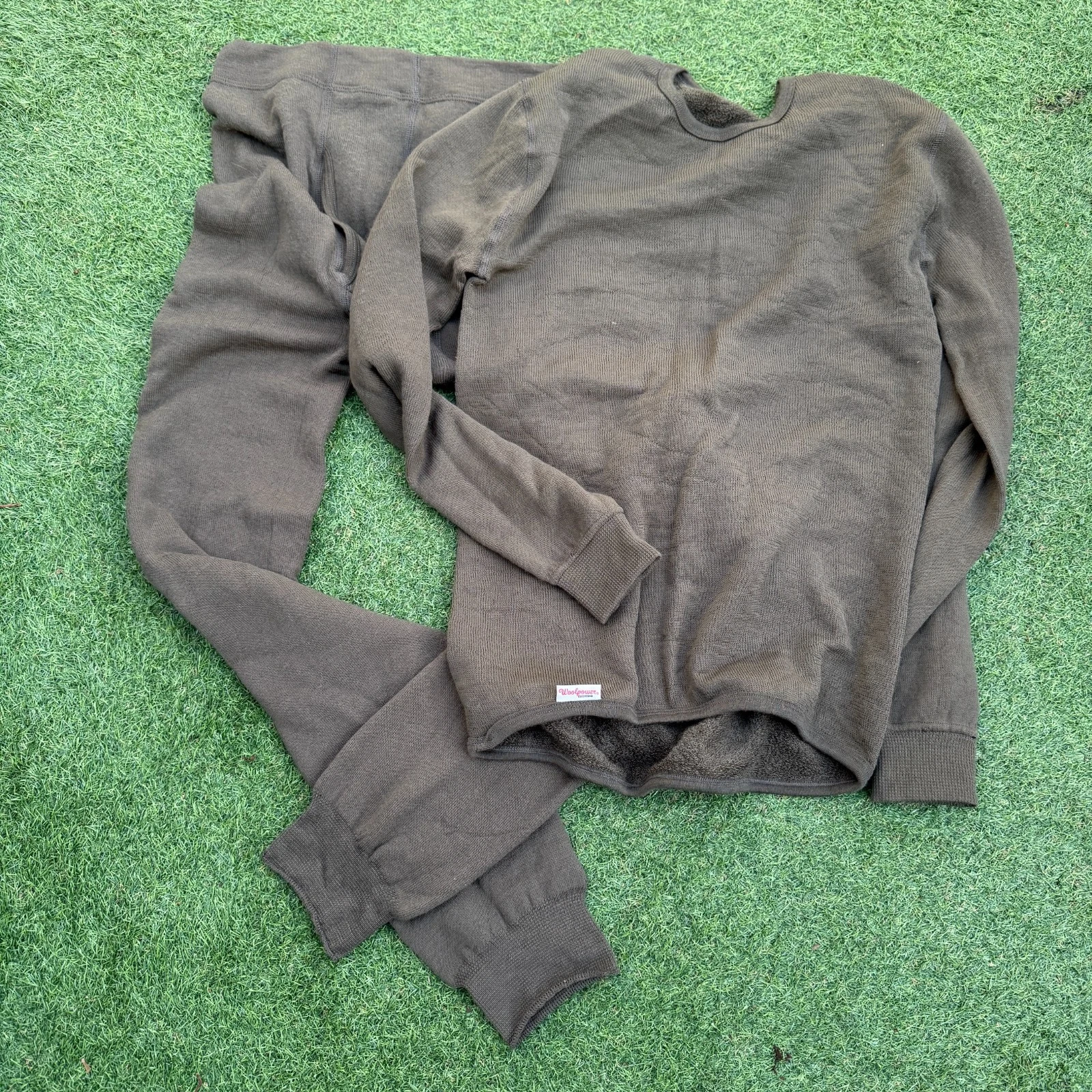 Woolpower 200 Green Long Johns or Long Sleeve Top Thermal Merino Wool Base Layer