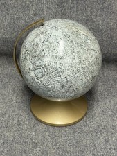 Replogle Globe The Moon Authentic 6” Model Vintage Includes Manned Landing Sites