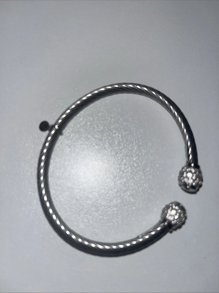 Nomination Original Made In Italy  open Cable bangle Bracelet SS and Sterling - Image 3 of 4