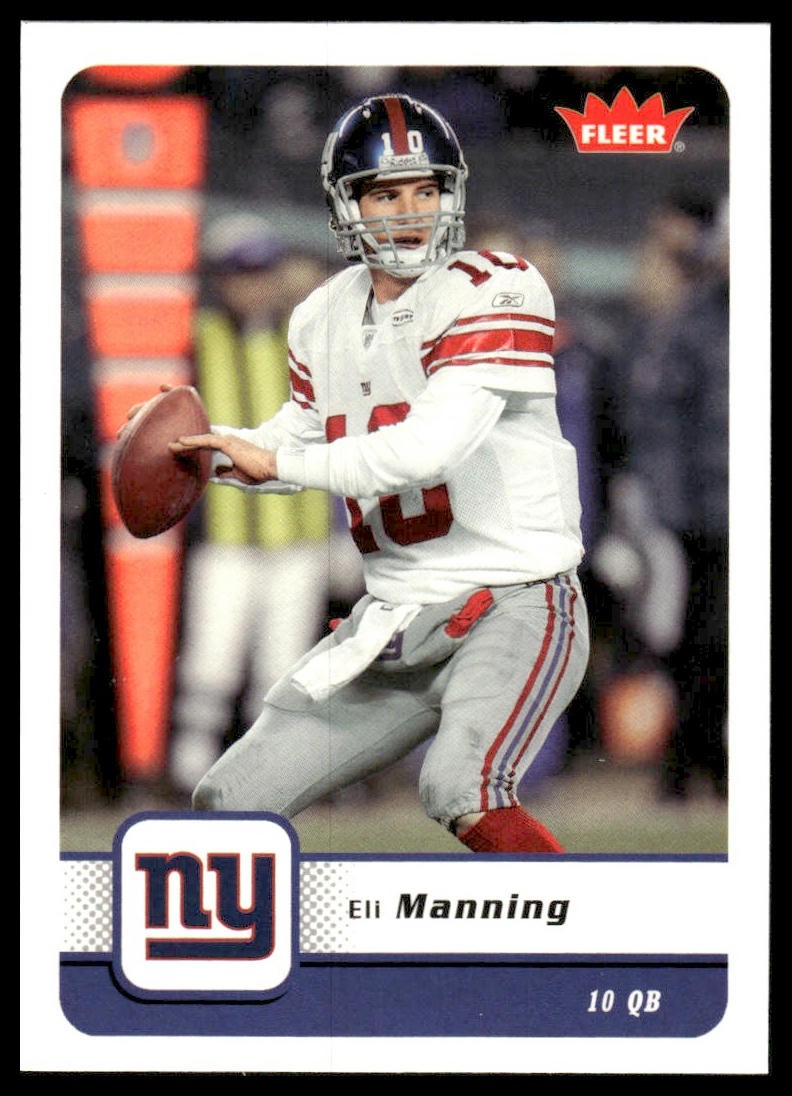Eli Manning 2006 Fleer #63 New York Giants