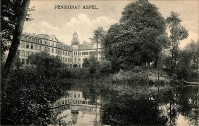 AK GRUSS AUS REES KREIS KLEVE PENSION HOTEL ASPEL 1910 NORDRHEIN WESTFALEN - Bild 1 von 2