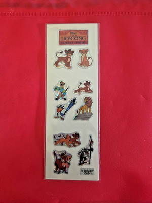 Disney Sticker könig der löwen Vintage 90ER Original Bogen Stickeralbum !
