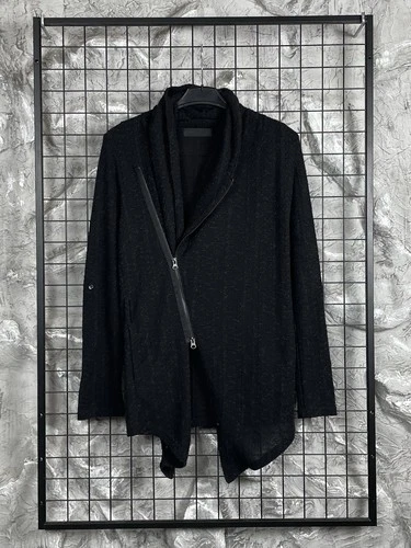 Jackrose Japanese Brand Assymetrical Avantgarde Zip Jacket Siz M Rick Owens Vibe image 2