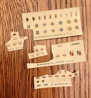 Vintage 1969 Hot Wheels Redline Decals Waterslides Stickers Partial Sets