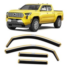 in-Channel Rain Guards for Toyota Tacoma 2024-2026 Toyota Tacoma Double Cab