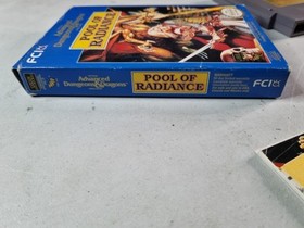 Advanced D&D: Pool of Radiance (Nintendo NES) CIB Complete Box Manual Reg Card