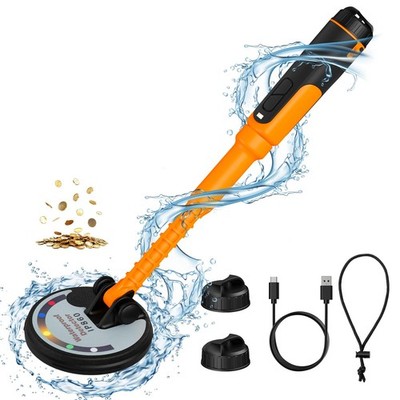 Underwater Metal Detector IP68 Waterproof 1600mAh Rechargeable Fully Submersible
