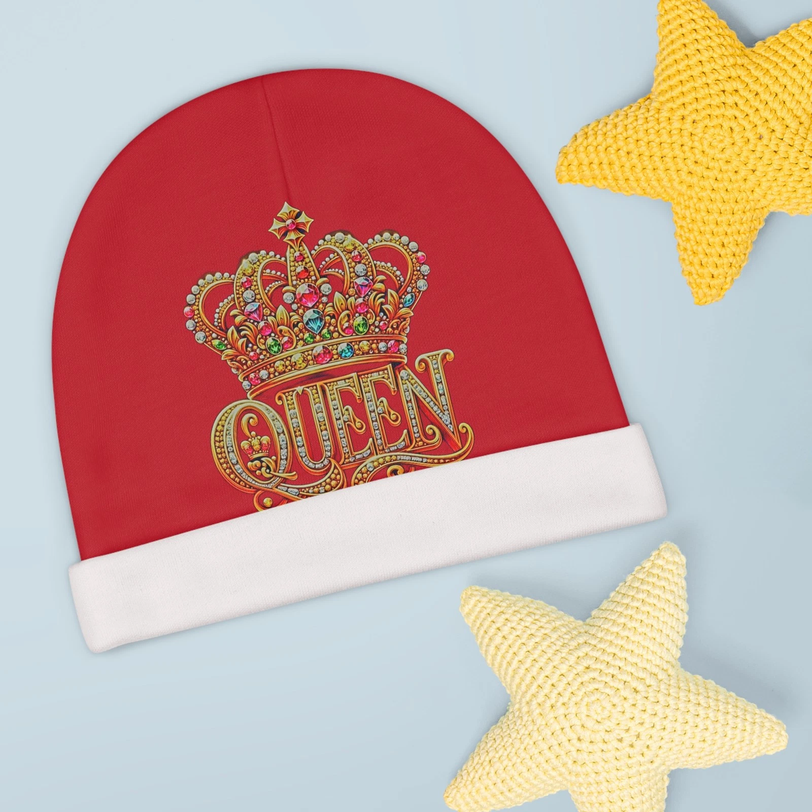 Limited Edition Winter Disney HAT The Queen Baby Beanie knitted up to 1 Year