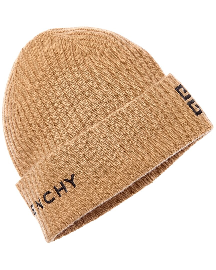 Givenchy 4G Wool & Cashmere-Blend Beanie Men's Brown | eBay