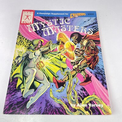 MYSTIC MASTERS - A Campaign Supplement for Champions RPG Hero System #405 1989