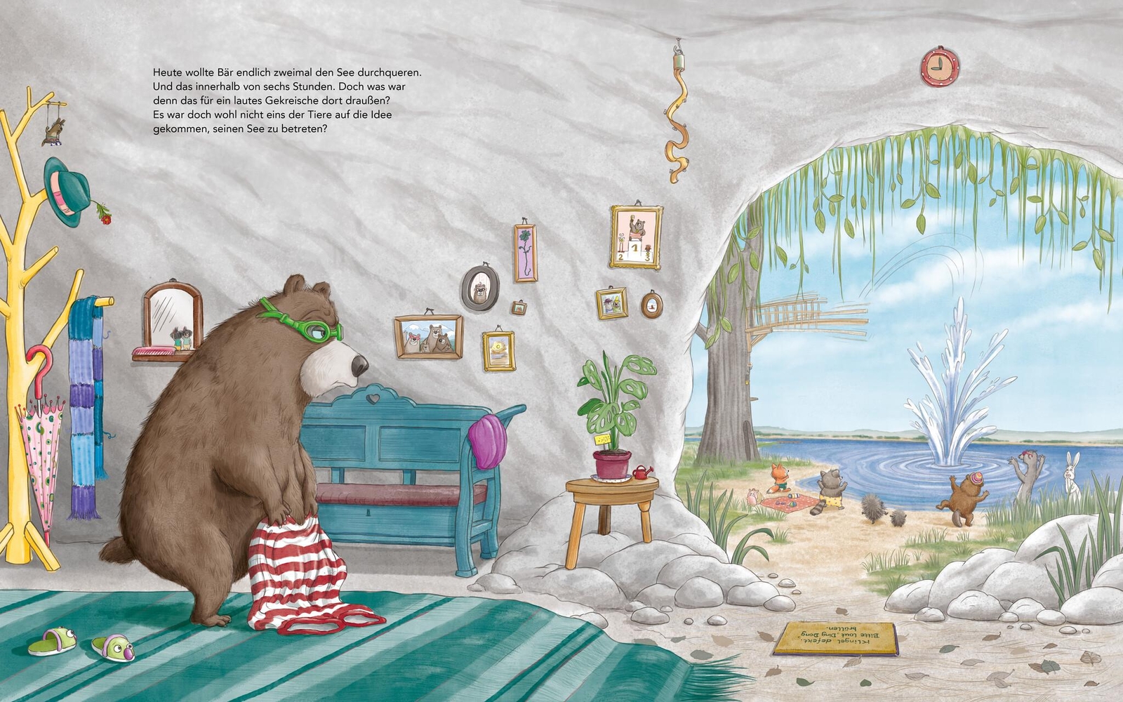 Thumbnail - Wenn Bären Baden (bär & Schwein, Bd. 1) Ulla Mersmeyer