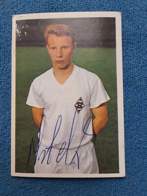 Bergmann 1965/66 Berti Vogts Rookie Card handsigned