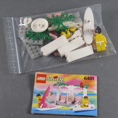 LEGO® Paradisa™ 6401 Seaside Cabana Beach City Town Strand Figur Surfbrett  BA