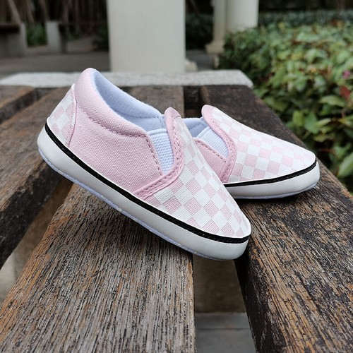Newborn Infant Baby Boys Girls Slip-On Crib Shoes Casual Shoes Toddler Trainers - Picture 7 of 7