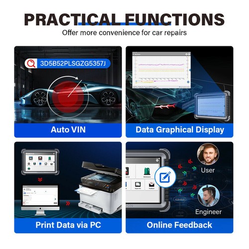 2025 TOPDON Phoenix Plus 2 PRO Bidirectional Car Diagnostic Scanner E/CU Coding - Picture 5 of 17