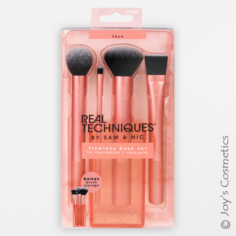 1 REAL TECHNIQUES Flawless Base Set + Brush Cup 