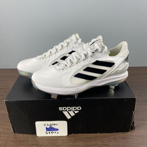 Adidas Purehustle 2 Elite FY4393 Softball White Cleats Women Size 9.5 - Picture 3 of 10