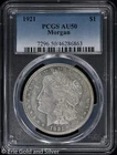 1921-P $1 Morgan Silver Dollar PCGS AU 50