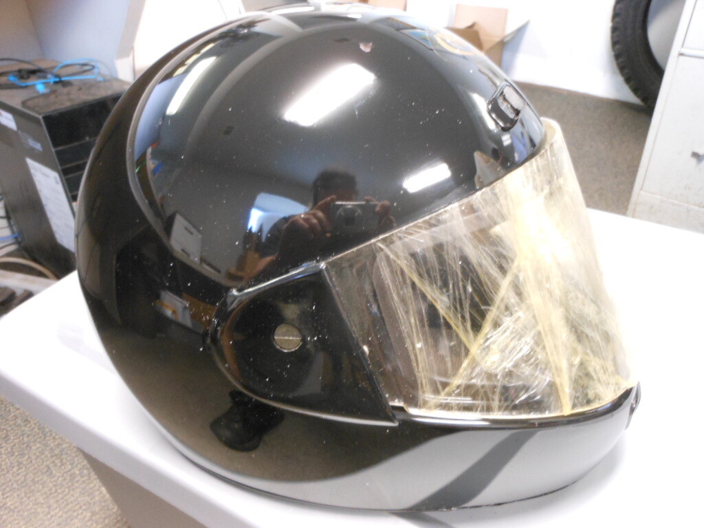 置物 VECTOR SPORTS INC HELMET 1990s Vintage NOS 1997 Vector USA XS 6 7/8 Black Flip Shield Full Face