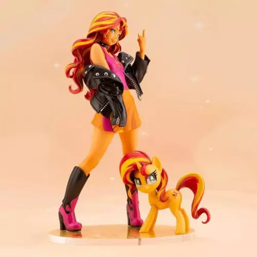 Sunset Shimmer Action Figure My Little Pony Bishoujo Princess Statue 8in Toy New - Picture 21 of 31
