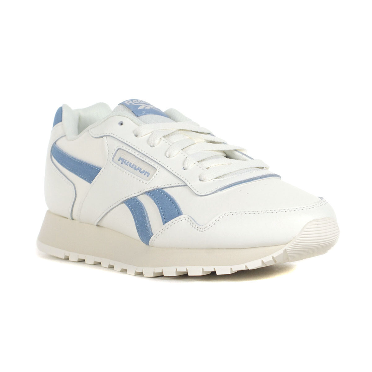 Reebok Men's Glide White/Vintage Blue Sneakers 100074457 | eBay