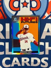 2022 Bowman Chrome Refractor Hi-Fi Futures Armando Cruz #HIFI-24