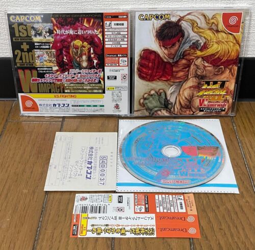 Sega Dreamcast  * STREET  FIGHTER III W IMPACT * Japan  SPINE REG - Picture 1 of 1