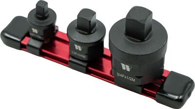 Welzh Werkzeug Low Profile Impact Socket Adapter Reduzierstück Set 3-teilig SECHSKANTSCHAFT