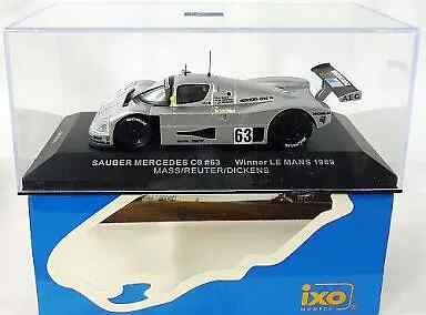 Mini Car 1/43 Sauber Mercedes C9 Le Mans Winner 1989 Michelin 63 Silver 24 Heure