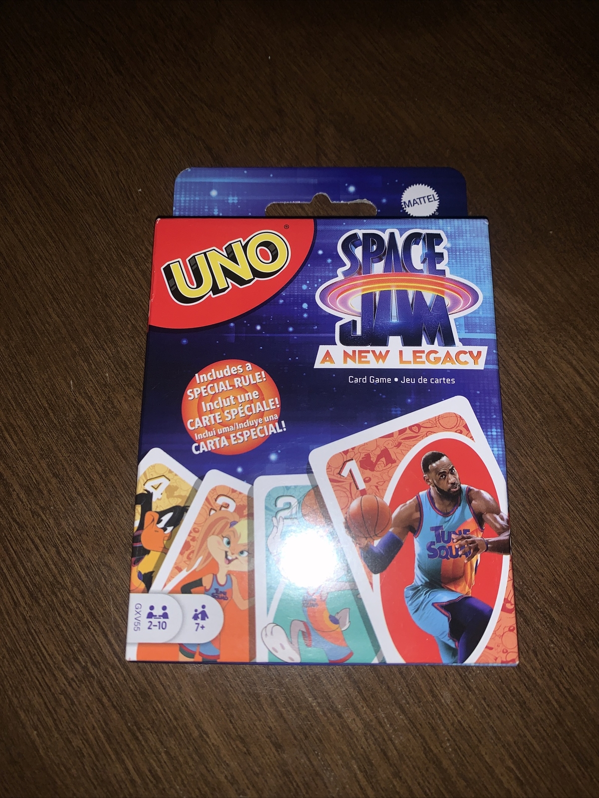 Space Jam A Legacy Uno Card Game Mattel Ages 7 For 2 10 Players For Sale Online Ebay