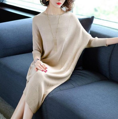 loose fitting sweater dress