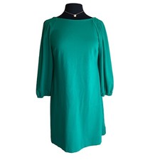Eliza J Green Long Sleeve Shift Casual Dress Size 12
