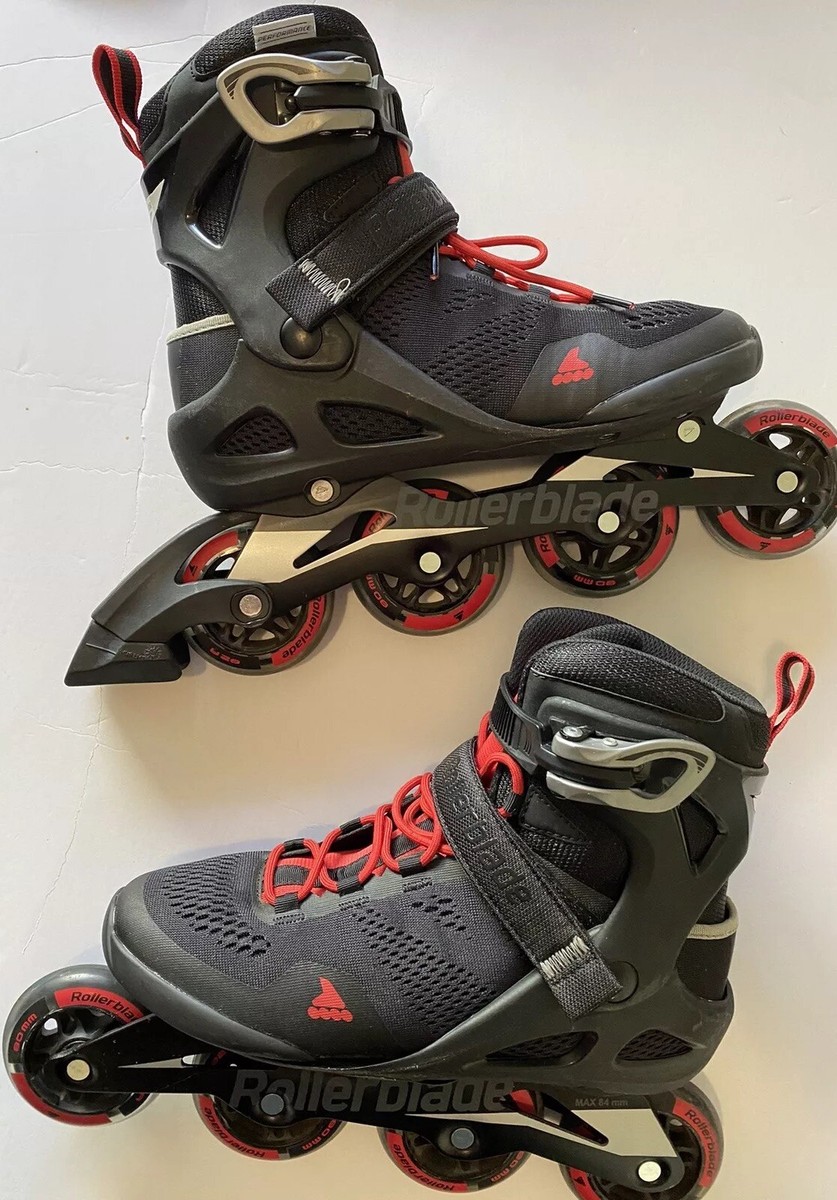 Rollerblade Macroblade 80 Inline Skates Mens Size 8 Red 