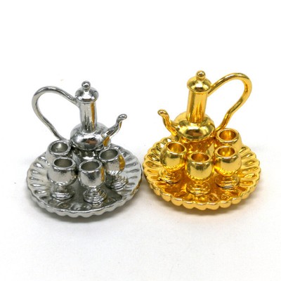 Pretend Kitchen Vintage Miniature Tea Sets Kids Kitchen Play Set