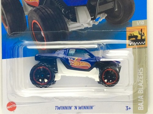 Hot Wheels Bogzilla Tiger Shark, Twinnin and Winning Offroad Mud Lot of 2 Mudder - Picture 3 of 8