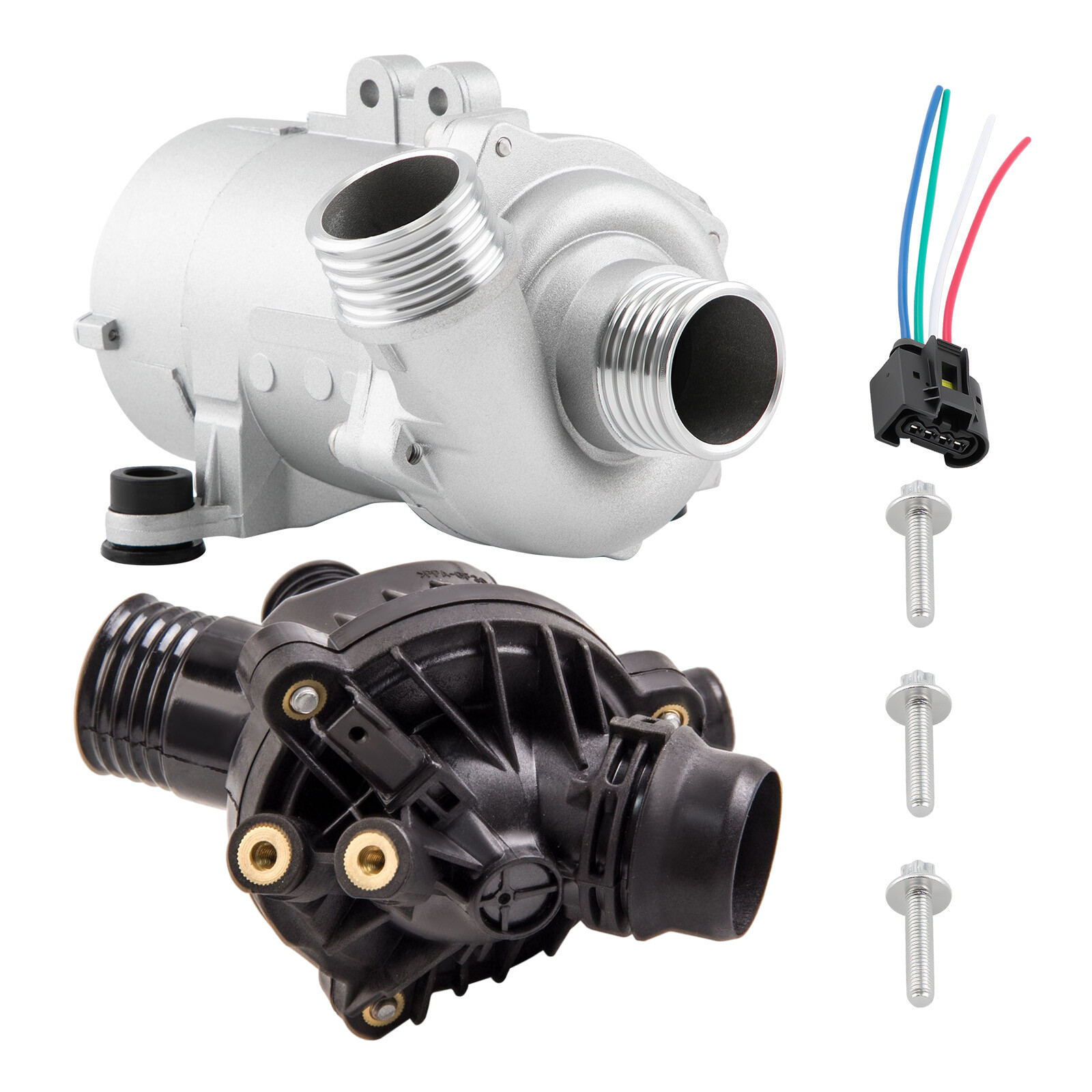 Electric Water Pump+Thermostat Kit For BMW E90 130i 323i 325i 330i 3 Series New - Image 2