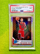 Daniel Gafford CHOICE PRIZM PSA 9 RATED ROOKIE CARD 2019 Optic  DALLAS MAVERICKS