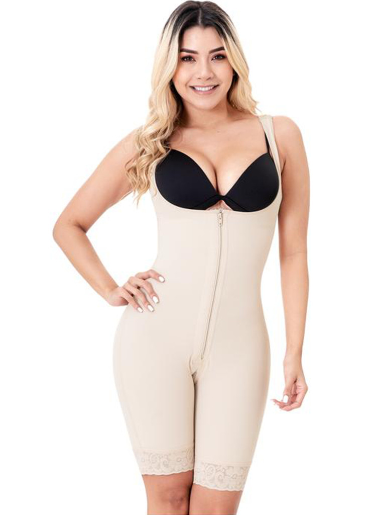 Traje Delgado de Sauna Fajas Colombianas Reductoras Post Cirugía Botín Elevador