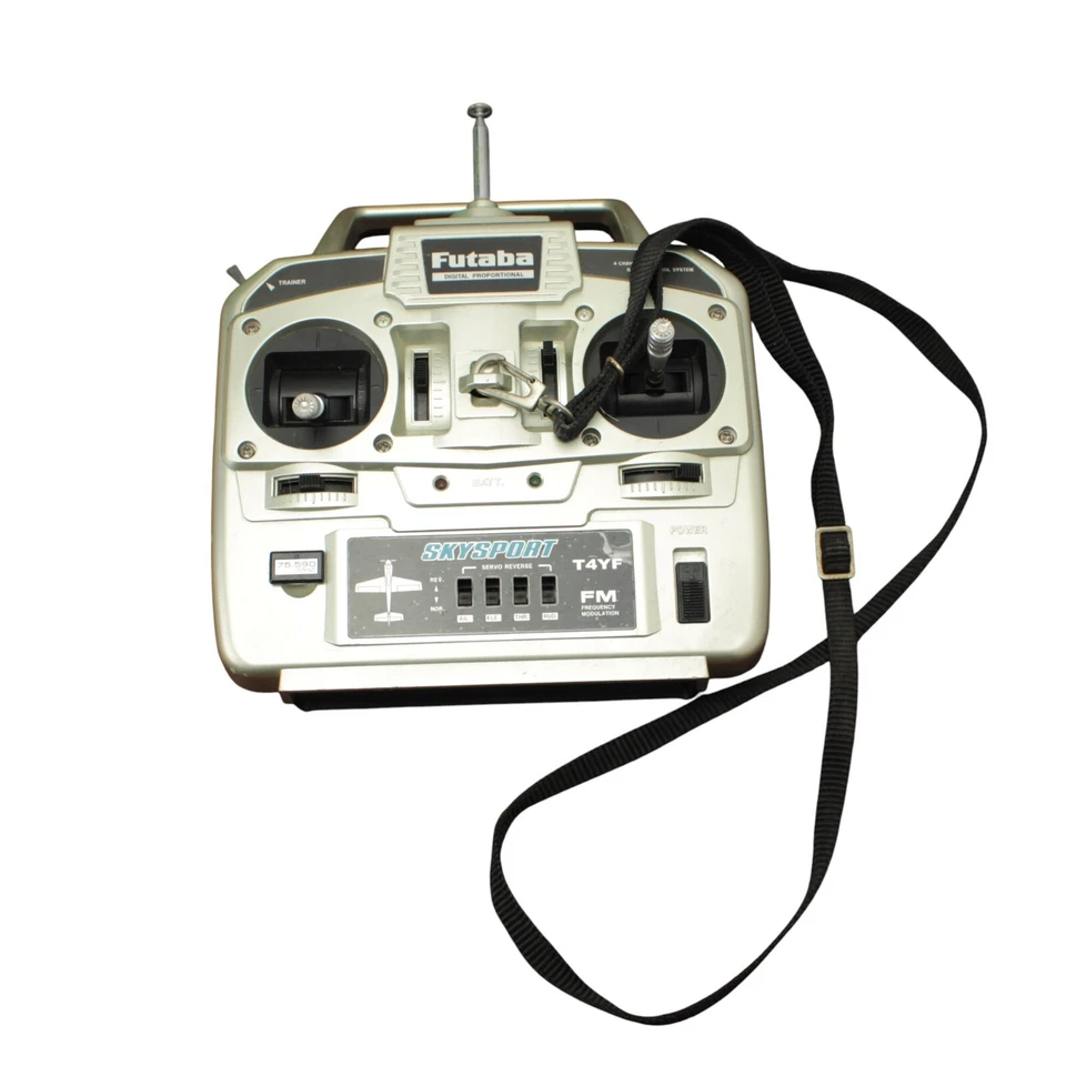 Futaba Digital Proportional SkySport 4 Channel T4YF FM Transmitter For Parts - Image 2 of 4