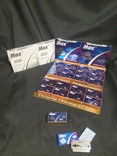 Lot 100pcs Max Platinum Blade CoatedvEdge Razor Blades Stainless Steel NEW