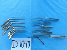 D7040 V. Mueller Pilling Weck Micrins Surgical Forceps Lot of 15 12.5-23cm