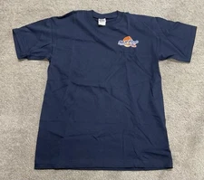 Sunline Travel Trailer Camper Camping Decal RV Blue T-Shirt Size M