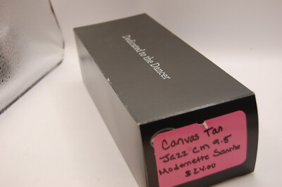 NIB Sansha JS39 Child/Youth Modernette Canvas Jazz CM C M 9.5 Shoe Not Ret $24