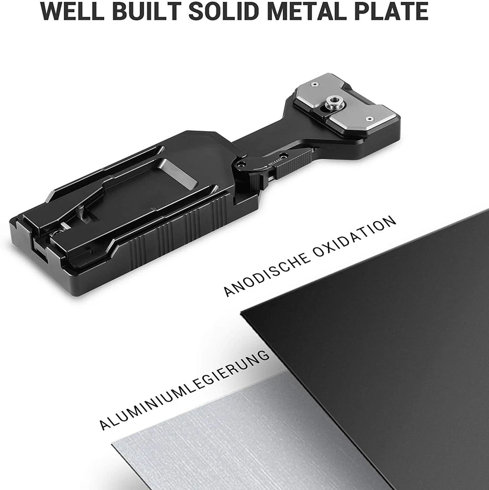 SmallRig VCT-14 Quick Release Tripod Plate 2169 With VCT-14 Shoulder Plate 2837B - Image 3 of 4