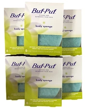 Buf-Puf BODYMATE Body Sponge ( 6 pack ) green